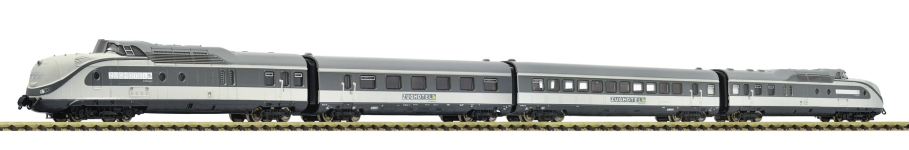 Fleischmann 7770009 - N - 4-tlg. Dieseltriebzug BR 601 Zughotel, Railadventure, Ep. VI - DC-Sound